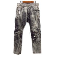 AG Jeans Pants gray Damaged denim Direct from Japan Secondhand