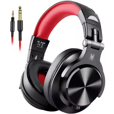 Oneodio A71 Original Studio DJ Headphones Portable Wired Headset With Music Share Port Deep Bass Ste