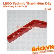 [1 Piece] LEGO Technic Curved Thick Bar 1 x 9 (7 - 3), ID Red 6276845 42160