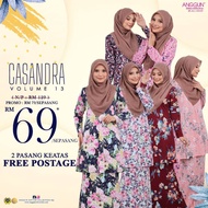 Readystock 💥 Kurung Casandra Baju Kurung Ironless Anggun Cotton Collection Baju tanpa gosok