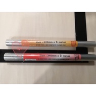 book wrapper 340mm x 5mtr /340mm x 10mtr clear/emboss