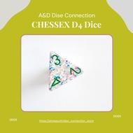 1pc. CHESSEX D4 (sold per piece) 4 SIDED DICE (Part 2)