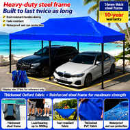 6x6 8x8 10x10 Ft Roof Night Market Canopy Camping Tent Khemah Canopy Frame 8x8 Black Pole Canopy Ful