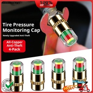 [SBG]☆Car Tire Pressure Monitor Valve 36 PSI 2.4 Bar Tire Pressure Sensor Stem Caps for Cars Motorcy