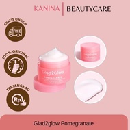 Glad2glow Pomogranate 5% Niacinamide Brightening Glad2glow Moisturizer Pink Glad 2 glow