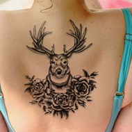 Long Lasting 15 Days Tattoo Sticker Waterproof Non-Reflective Temporary Tattoo Elk Pattern Fake Tattoo