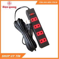 ESK 2BR 42 ECO ECO ECO ECO Optical Socket (4 holes, 2 pins, 2m, 5m cord length, black and red)