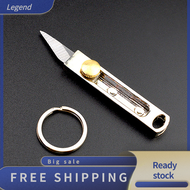 💖【Lowest price】Legend มีดพับขนาดเล็กพวงกุญแจมีดอเนกประสงค์แบบพกพาออกจากกล่องมีดตัดกระดาษมีด