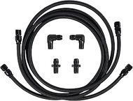 YESHMA 6AN PTFE Hose 7FT Transmission Cooler Lines Hose Braided Lines Fitting Compatible With Transm