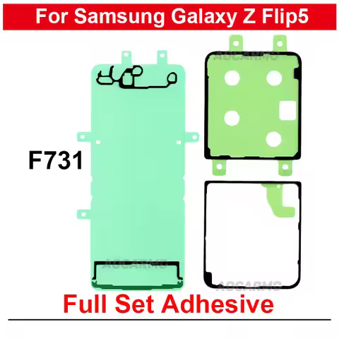 For Samsung Galaxy Z Flip 5 F731 Flip5 Rear + LCD Sticker Back Cover Adhesive Tape Glue