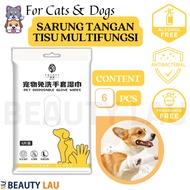 Pet Wipes Cat Dog Wet Wipes for Bathing Cat Wet Wipes Pet Care Wet Gloves