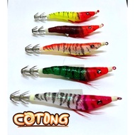 UTS COTONG KING 105mm/6.8G Squid Jig/ Candat Sotong
