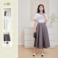 Tulle flared skirt with draped shape, high quality material, soft and airy, basic form, flattering C