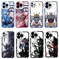 Anime Gundam Japen Phone Casing For IPhone 16 15 14 13 12 11 Pro Max I16 I15 I14 Shell Soft Silicone