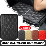 PU Leather Car Armrest Pad Cover Accessories for Mercedes Benz AMG C E S C180 C180 C300 CLA CLK E55 