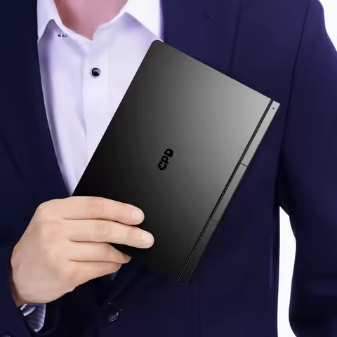 GPD Pocket 4 Mini Laptop 8.8-inch AMD AI 9 HX 370 64GB RAM Portable Mini PC 2TB NVMe flipped 180° bu