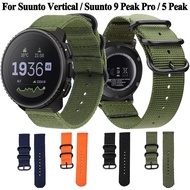 Nylon Watch Strap For Suunto 9 5 PEAK Ambit 3 D5 Vertical/Spartan Sport Wrist HR Smart Watch Band Quick Release Wristband Correa