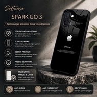 Softcase Glass Glitter For Tekno Spark Go 3 - Casing hp Tekno Spark Go 3 - Protective Case hp Tekno 