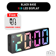 LED Digital Clock Table Clock Desk Clock Digital Alarm Clock Jam Meja Digital Jam Tidur Jam Loceng