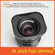 Square Lens Hood Shade Accessory for DV Camcorder Digitar