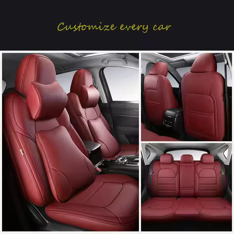 Car Seat Covers For Mitsubishi Outlander 3 Pajero Sport Lancer X Carisma Space Star Asx Cutom Leathe