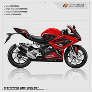 CBR 250 RR STRIPING CUSTOM GRAPHICS 22 HONDA CBR 250RR OLD MOTORCYCLE STICKER/ CBR 250 DECAL STICKER