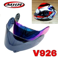 MHR HELMET FULL FACE VISOR FU926 RAINBOW / BLACK ER6 DUKE MT15 KR150 MT25 R15 Z900 ER6N CBR 100 % OR