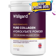 Wellgard Powder Skin Care Hair & Nails Supplement, Halal Collagen, Supplement for Skin, Protein Coll