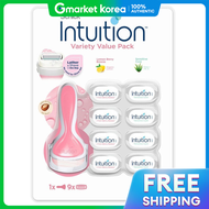 Chic | Intuition By Schick Women Shaver Set Razor 1 Plus 9 Blades For Body And Hair