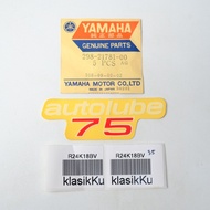 Stiker Bok Aki Autolube  V75 V 75 Original