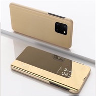 Samsung Galaxy Note 10 Lite เคสกระจกแข็งเคสหนังพับได้กระจกอัจฉริยะ Samsung Galaxy Note10Lite