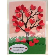 A6 Size Handmade Card Greeting Card Wishes Card Love Card