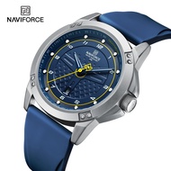Naviforce นาฬิกาข้อมือควอทซ์กันน้ำแฟชั่นผู้ชาย, นาฬิกาสปอร์ตสายซิลิโคนนาฬิกาเรืองแสงสำหรับผู้ชาย