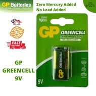 [ORIGINAL GP] 9V 1604G 6F22 Carbon Zinc Ultra Plus Alkaline Battery 电池 Bateri