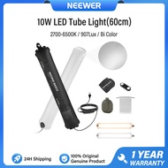 NEEWER Đèn LED cầm tay 10W Đèn ống TPU bơm hơi hai màu di động 236"/60cm CRI95 2700K-5600K dùng cho 