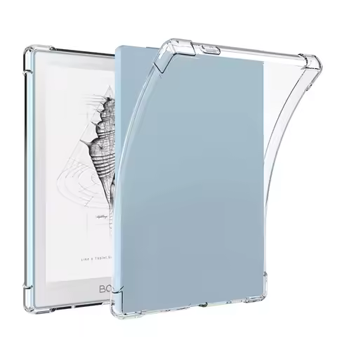 Funda for Onyx Boox Go 6" 2024 Case Transparent TPU Cover Shockproof Airbags for Boox Poke5 5S/Poke4