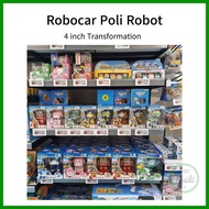 KOREA 🇰🇷 Robocar Poli Transformation 4 inch Robot Toy Set