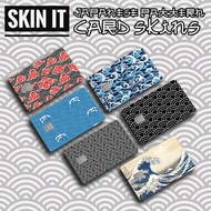 Japanese Pattern Card Sticker Skins For Atm Cards And Loyalty Cards