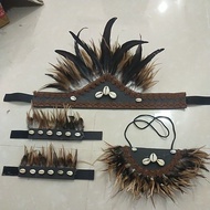 Dayak feather accessories/Papua