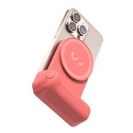 SHIFTCAM - SnapGrip 多功能無線藍牙快門相機自拍手柄 Magsafe 充電拍攝 相機 Apple Iphone 14 Pro/Android 行動電源 - 柚紅色