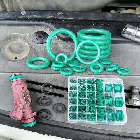 O Ring Kit Power Pressure Washer Replacement for 1/4 3/8 in Connect Coupler Plumbing 75 Shore A Fluo