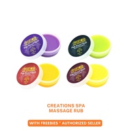 Creations spa essentials pain relief Rub 4 Pcs Assorted Rub