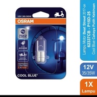 lampu depan osram halogen  K1 H6 cool blue 12v 25&amp;35w untuk all motor