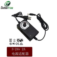 3-24V-2A DC Voltage Regulator Adjustable Power Adapter Voltage Regulator Indicator Switching Power S