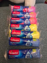 Vileda microfibre 微力達強效全能抹布 共7條