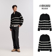 เสื้อสเวตเตอร์ถักผู้ชาย Semir ฤดูหนาว ผสมขนสัตว์ ซิป ครึ่งเปิด คู่รัก เสื้อชั้นใน ลำลอง ปกติ แขนยาว