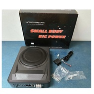8 INCH Underseat Subwoofer Car Speaker Kereta Built-In Amplifier Active Subwoofer 8" Speaker Kereta 