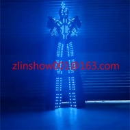 

 Led Robot Stilt Walker Costume Robot Costume with Led Lights for Adult Party