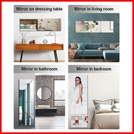 Keycool Home DIY HD Mirror Wall Sticker Full Body Mirror Stitching Mirror Self Adhesive Mirror