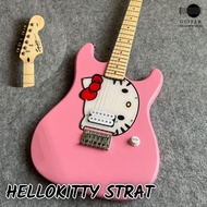 GCM Custom Made Hello Kitty Stratocaster Electric Guitar Custom Maniac (Oversea Ready Stock)